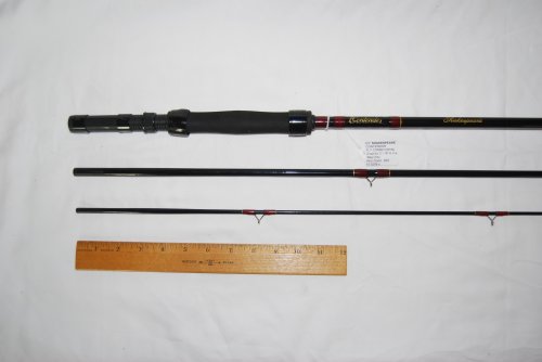 80 SHAKESPEARE CONTENDOR FLY COMBO 3/1. #7/8 line. Combination Fly-Spin rod. Regular fly reel seat with 2 rings on handle for spin reel.